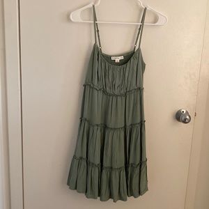 NWOT Sage green frilled layer dress from Aeropostale, Small